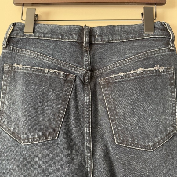 FREE PEOPLE WE THE FREE DISTRESSED, FRAYED HEM, BUTTON FLY SKINNY JEANS 28 - Picture 5 of 14